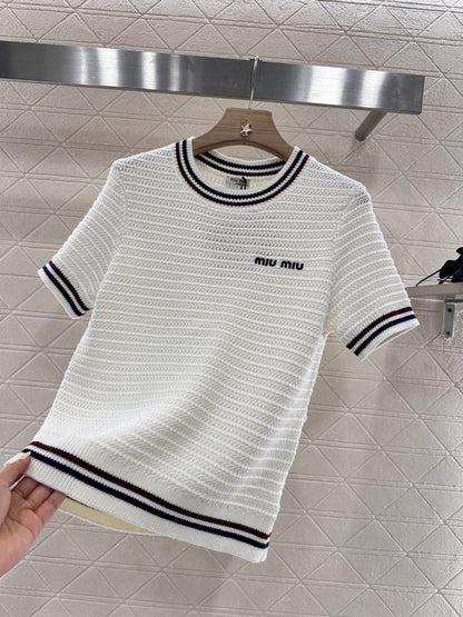 M 2025 new products Knitted short sleeves