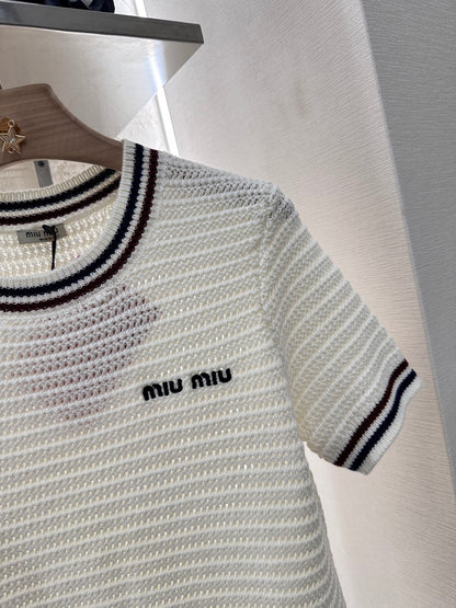 M 2025 new products Knitted short sleeves