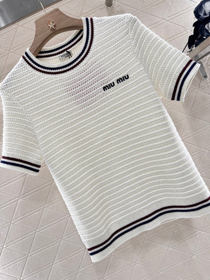 M 2025 new products Knitted short sleeves