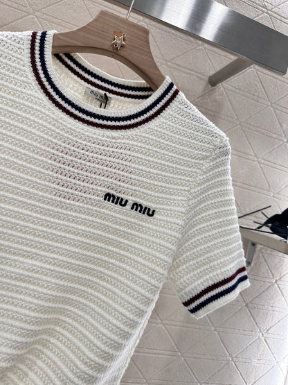 M 2025 new products Knitted short sleeves
