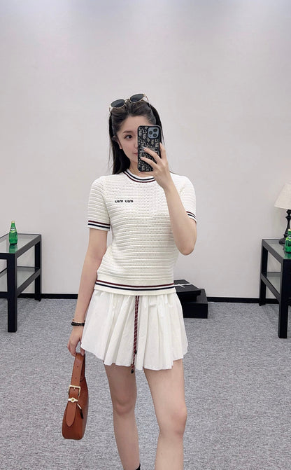 M 2025 new products Knitted short sleeves