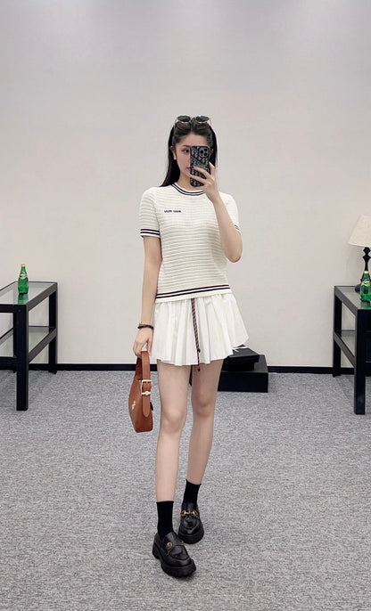 M 2025 new products Knitted short sleeves