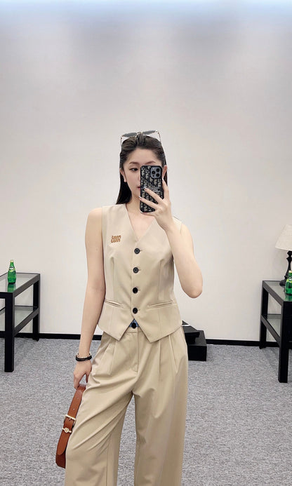 M 2025 new products Vest and trousers set