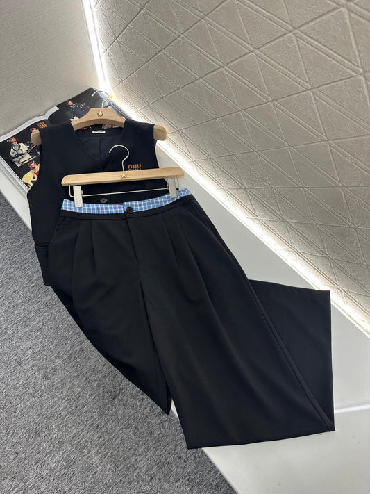 M 2025 new products Vest and trousers set