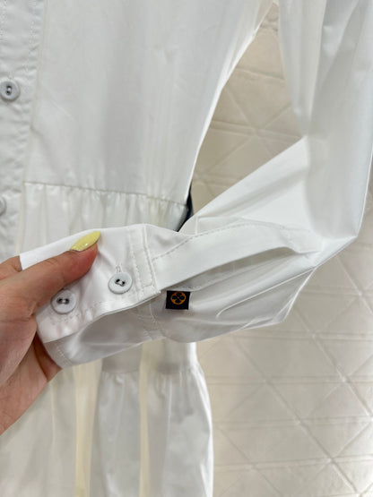 L  2025 new products Belt dress（with a belt）