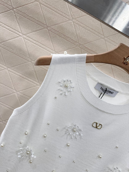 V*♥2025 new product Beaded vest