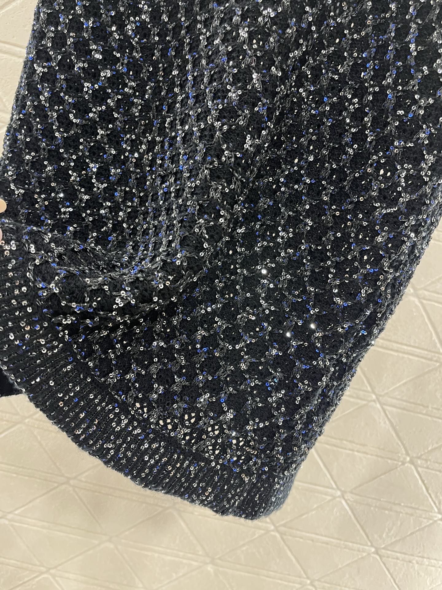 C*♥2025 new product Sequined hollow vest