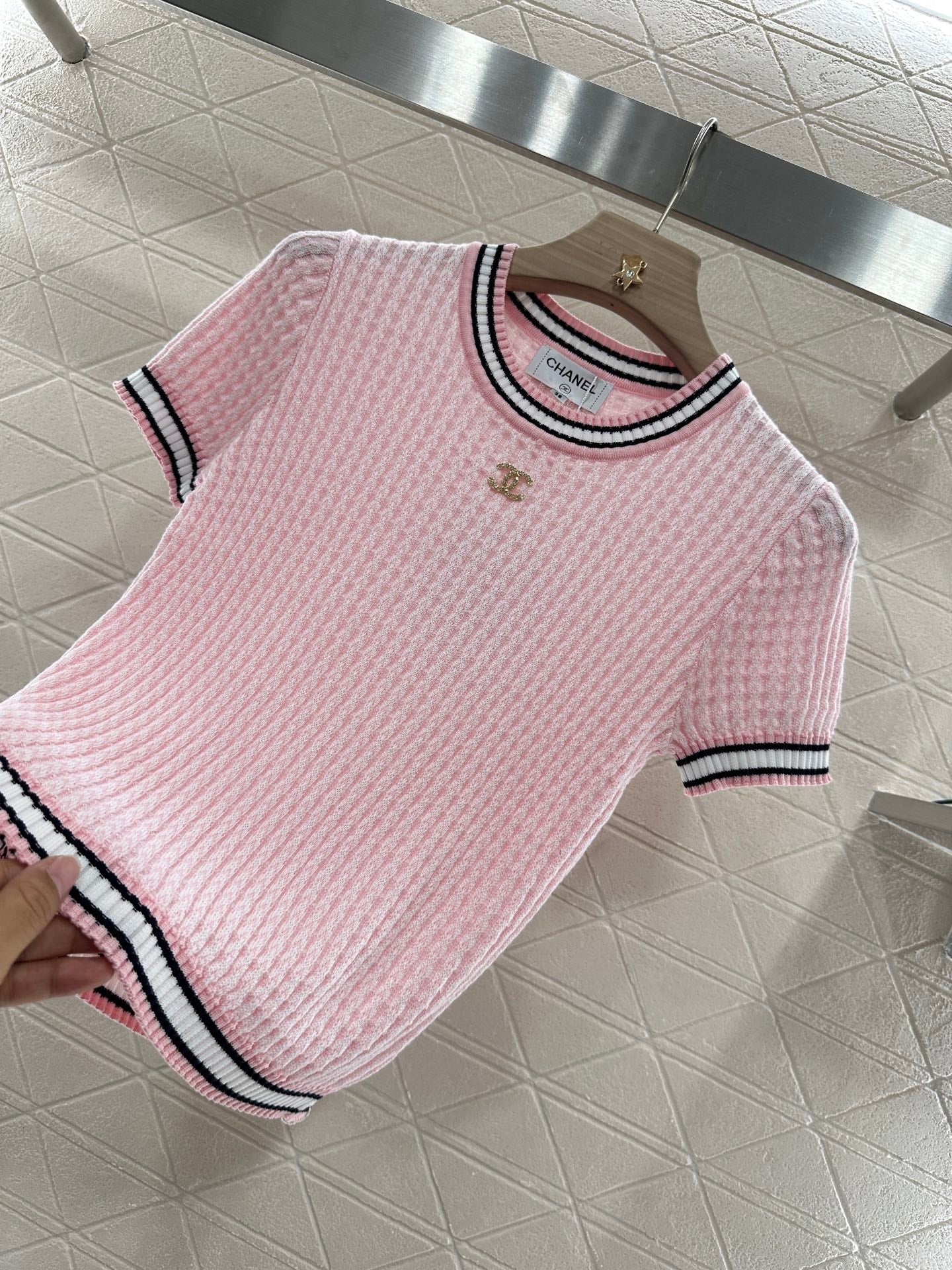 C*♥2025 new products Knitted short sleeves