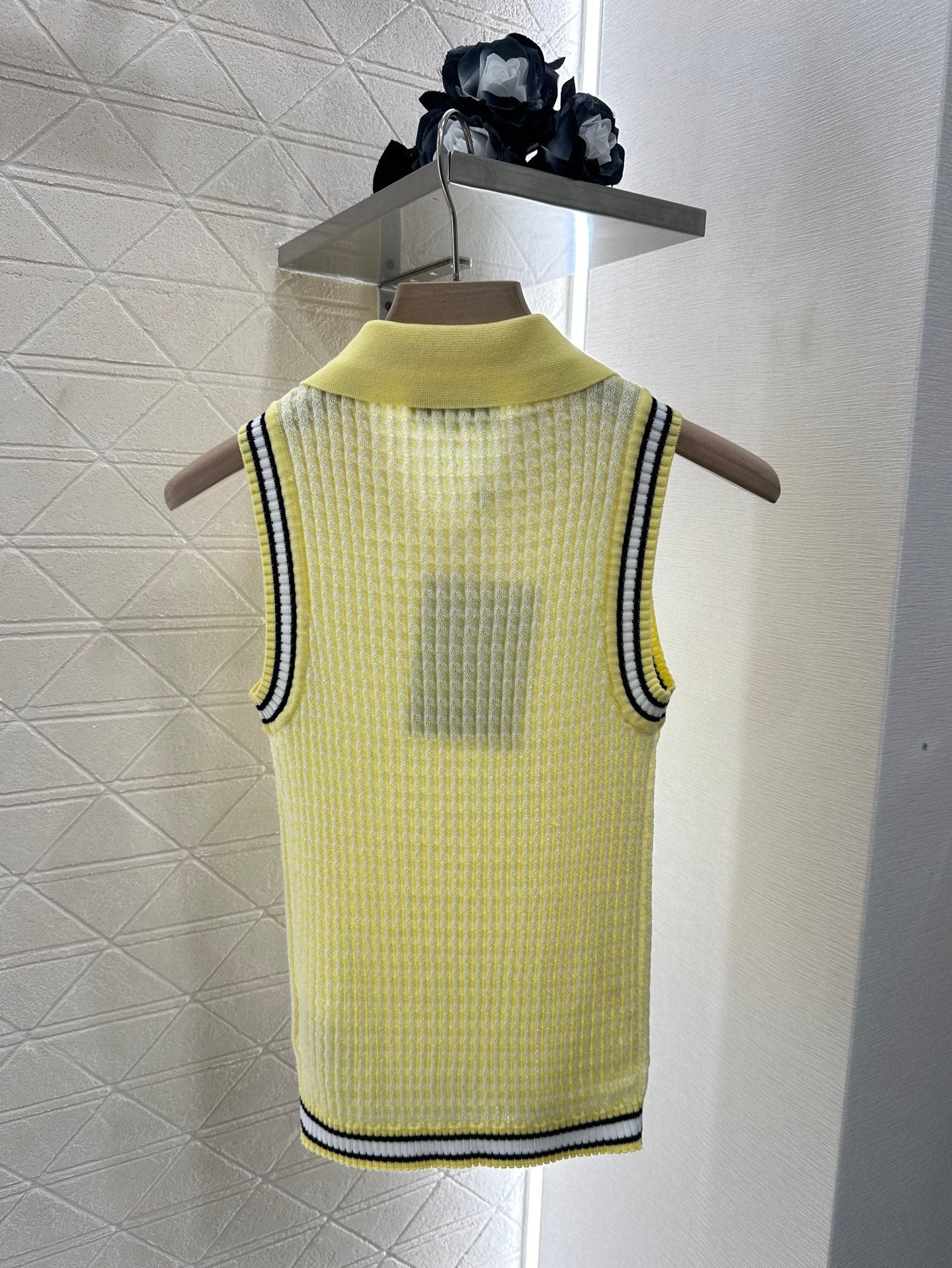 C*♥2025 nouveau produit Gilet tricoté à revers 