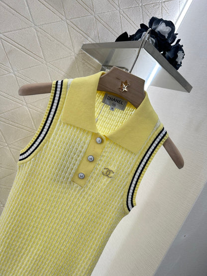 C*♥2025 nouveau produit Gilet tricoté à revers 