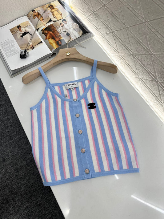 C 2025 new product Striped camisole