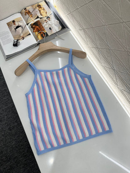 C 2025 new product Striped camisole