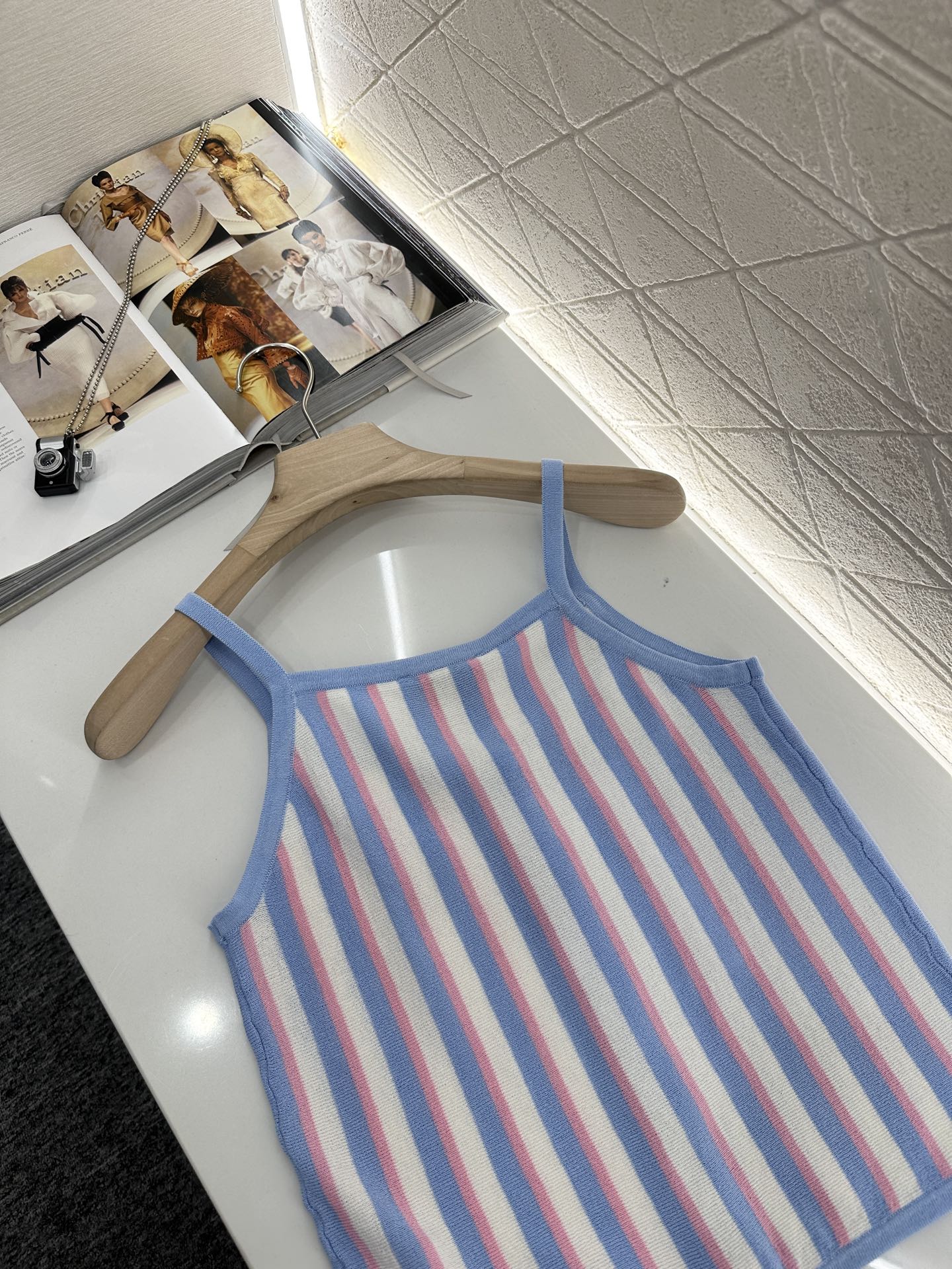 C 2025 new product Striped camisole