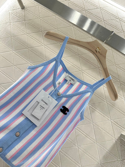 C 2025 new product Striped camisole