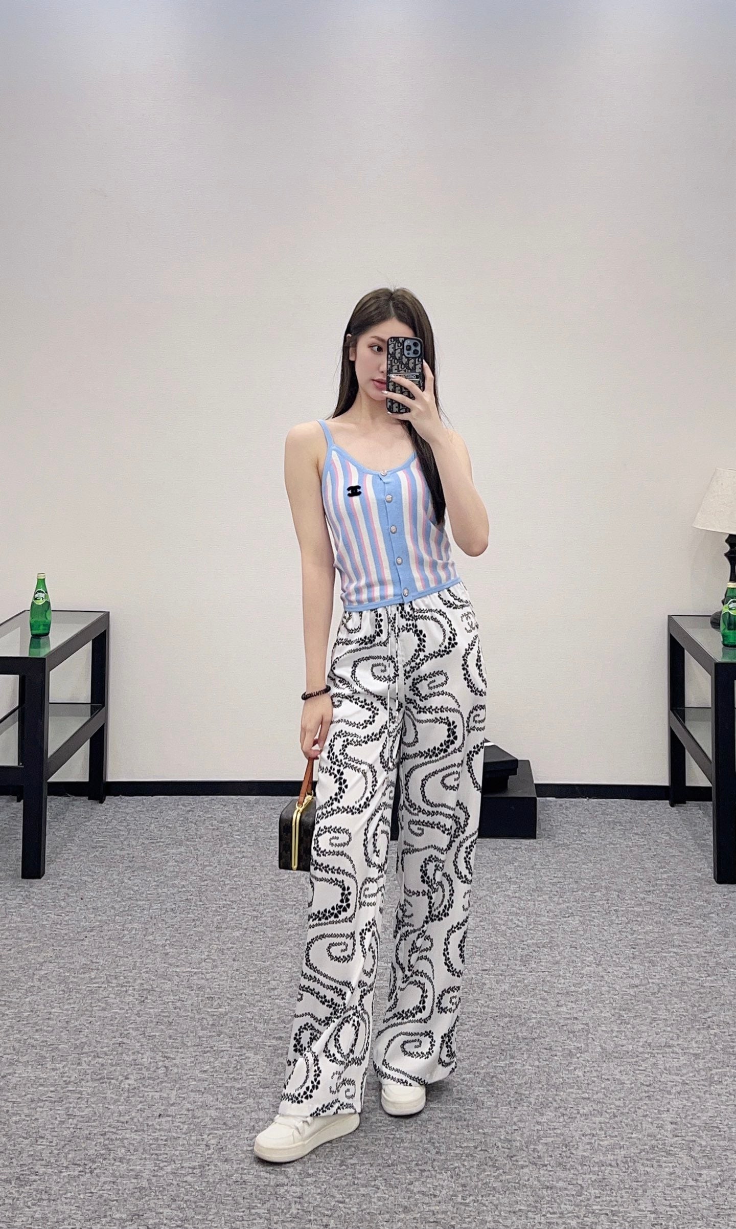C 2025 new product Striped camisole