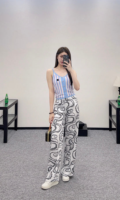 C 2025 new product Striped camisole