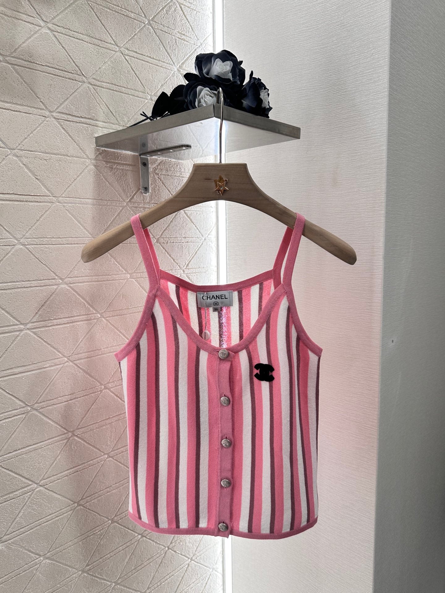C 2025 new product Striped camisole