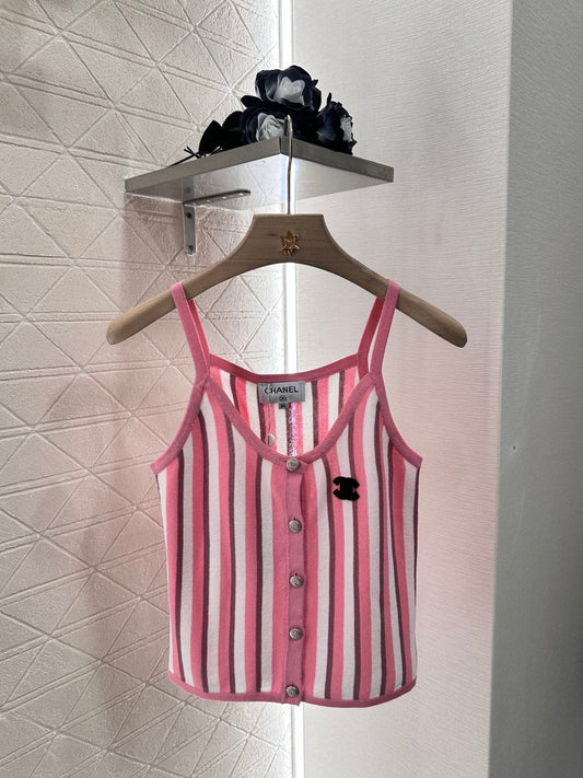 C 2025 new product Striped camisole