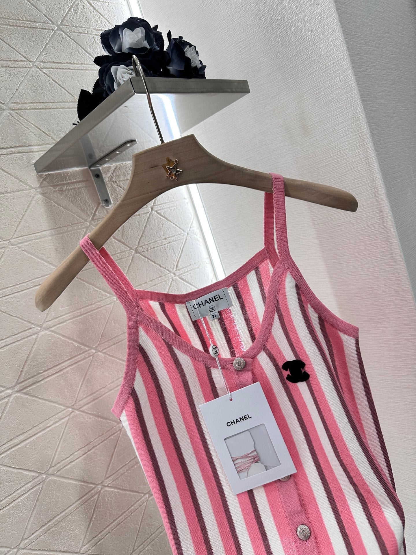 C 2025 new product Striped camisole