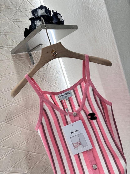 C 2025 new product Striped camisole
