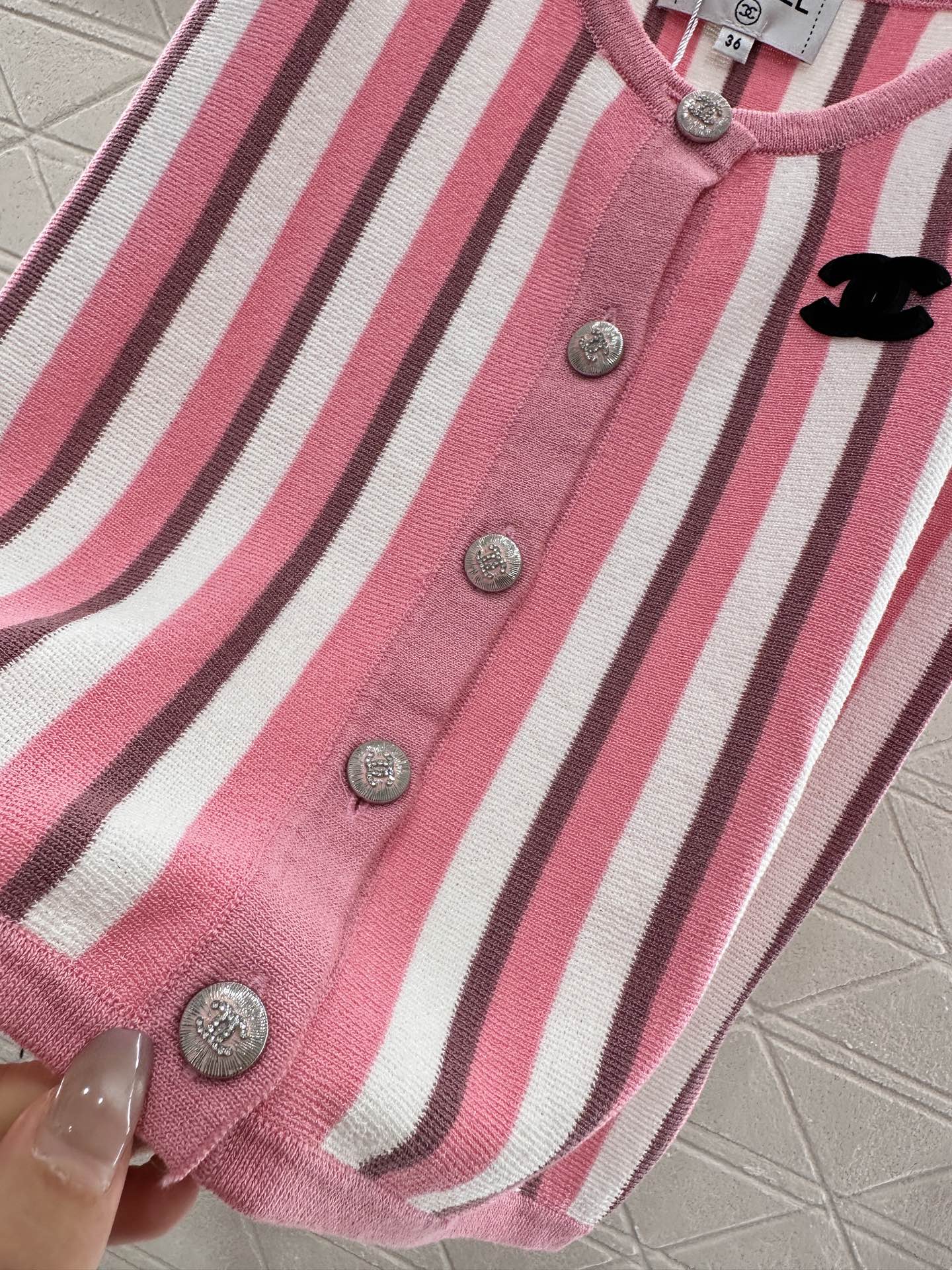 C 2025 new product Striped camisole