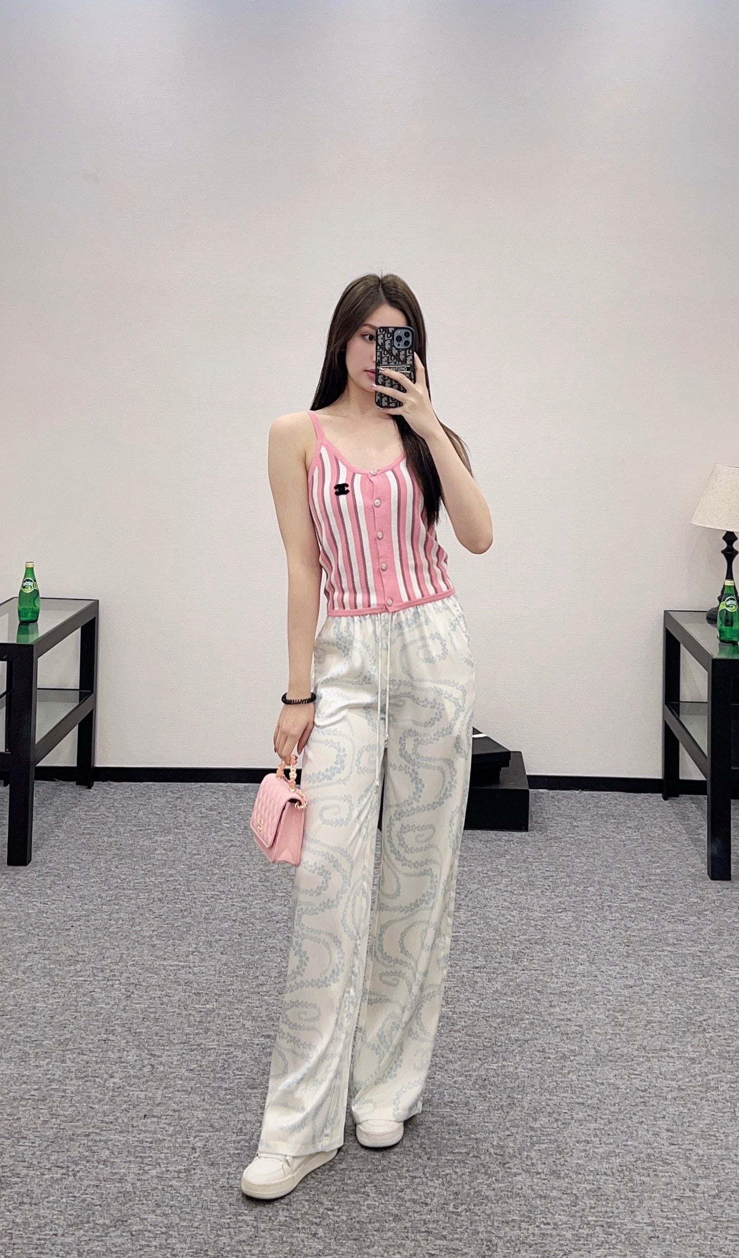 C 2025 new product Striped camisole