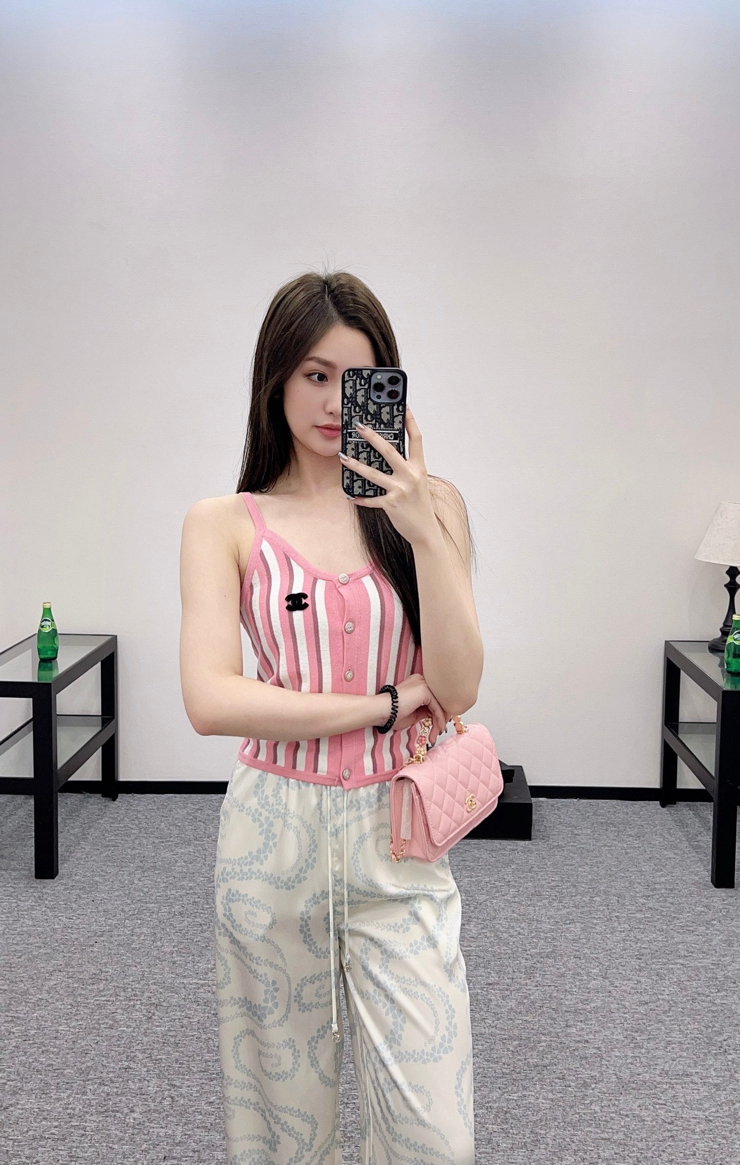 C 2025 new product Striped camisole