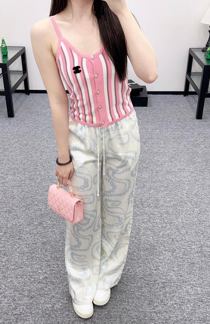 C 2025 new product Striped camisole