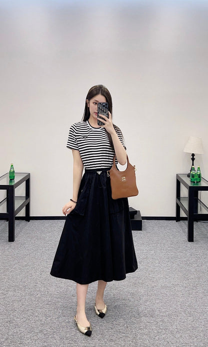 P  2025 new products Striped dress