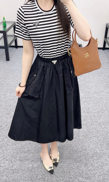 P  2025 new products Striped dress