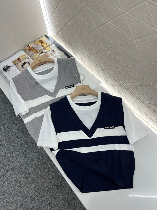Mi*mi*♥2025 new products Cotton short sleeves