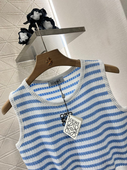 L*♥2025 nouveau produit Gilet tricoté rayé 
