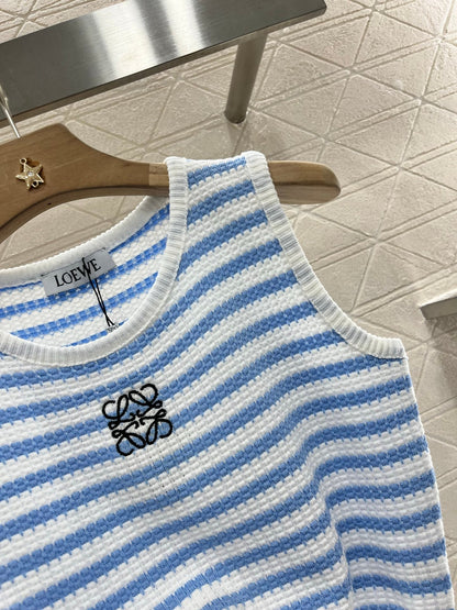 L*♥2025 nouveau produit Gilet tricoté rayé 