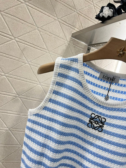 L*♥2025 nouveau produit Gilet tricoté rayé 