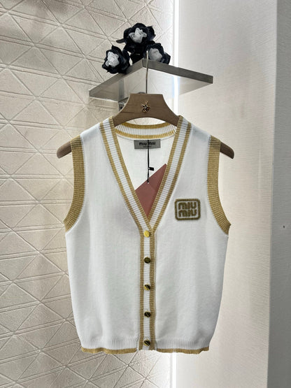 Mi*mi*♥2025 new products Knitted vest