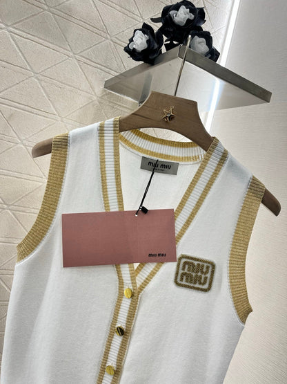 Mi*mi*♥2025 new products Knitted vest