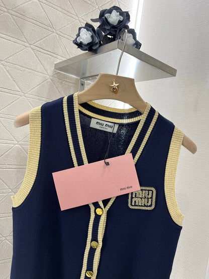 Mi*mi*♥2025 new products Knitted vest