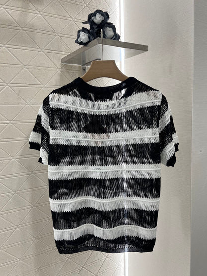 Mi*mi*♥2025 new products Embroidered short sleeves
