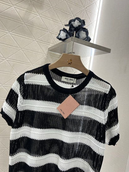 Mi*mi*♥2025 new products Embroidered short sleeves