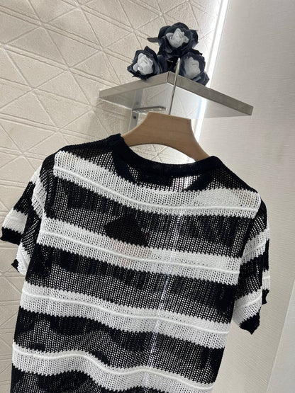 Mi*mi*♥2025 new products Embroidered short sleeves