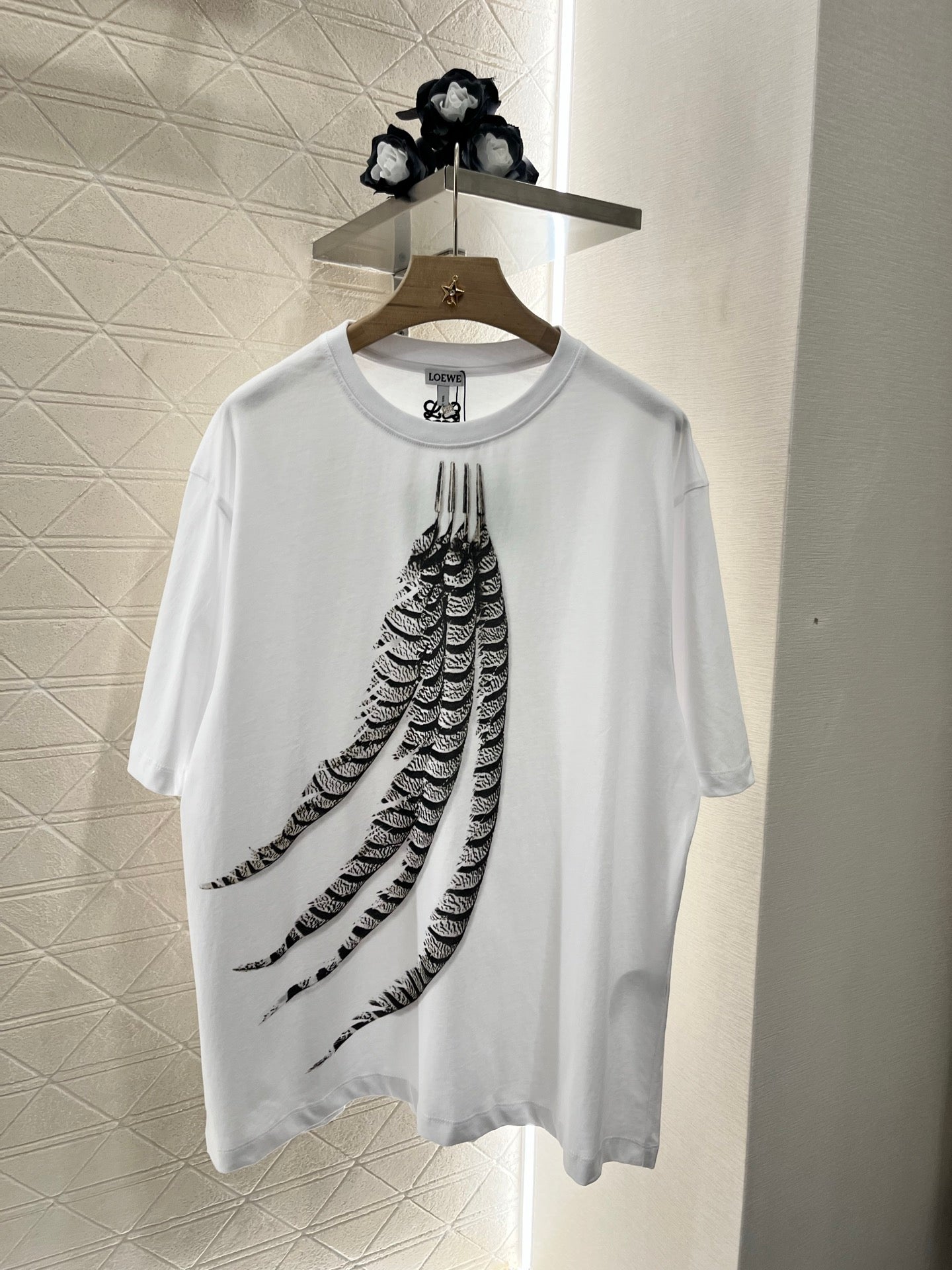 L*♥2025 new product Feather print