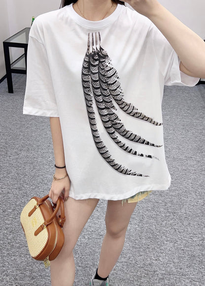 L*♥2025 new product Feather print