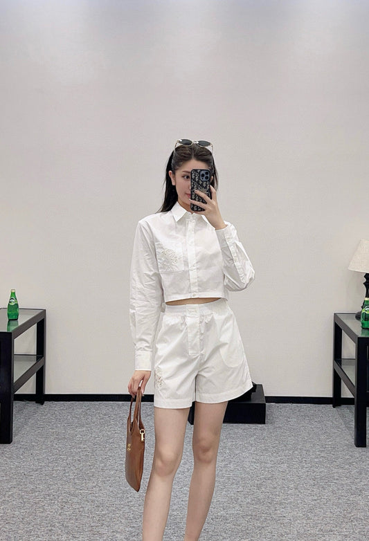 l 2025 new products Shirt and shorts set