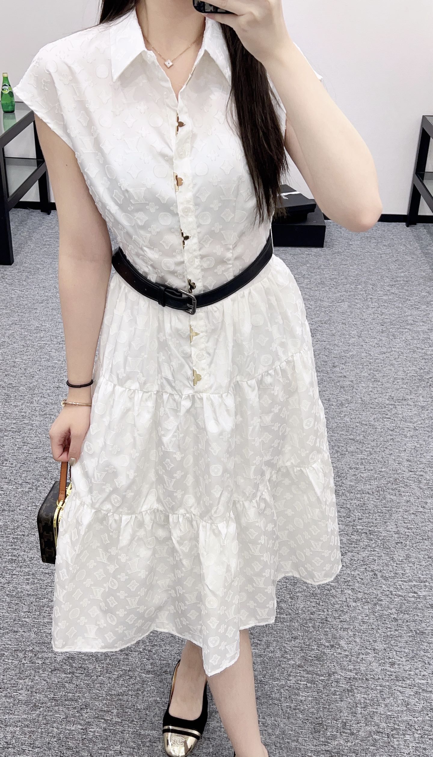 L 2025 new products Belt dress