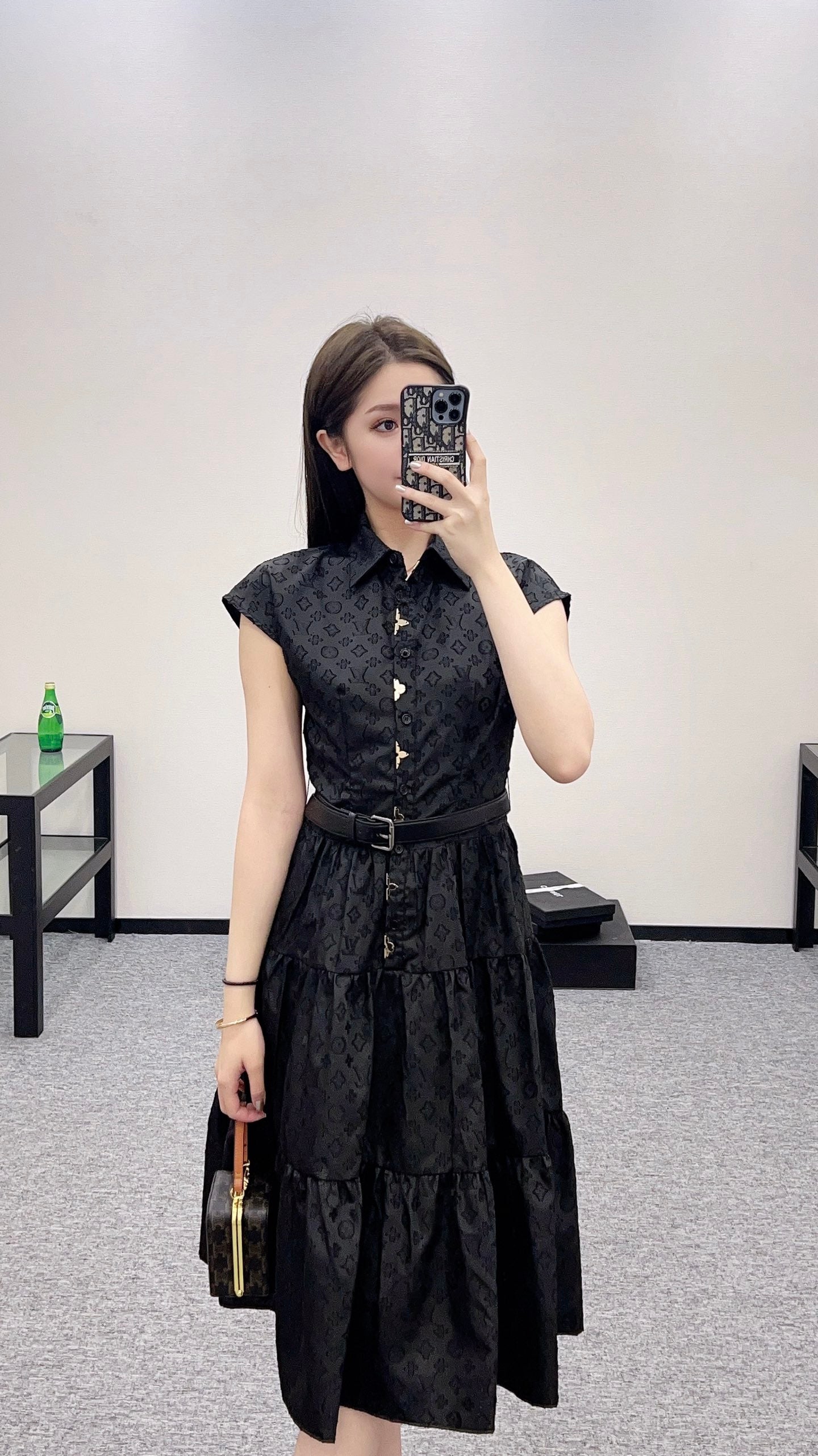L  25 new products Belt dress