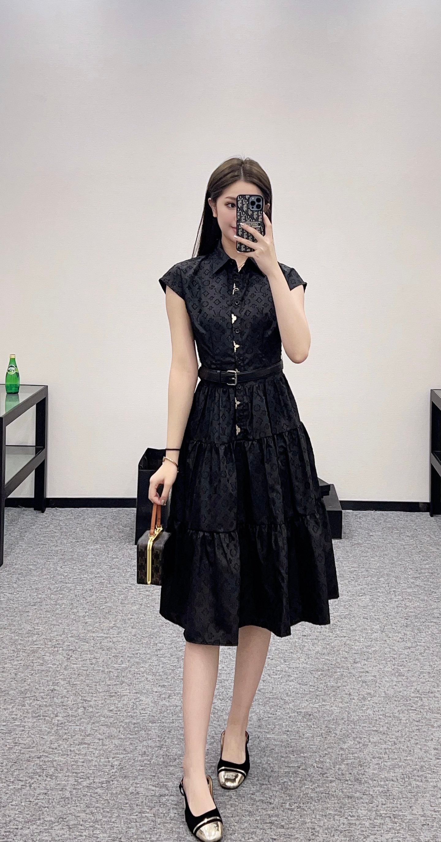 L  25 new products Belt dress