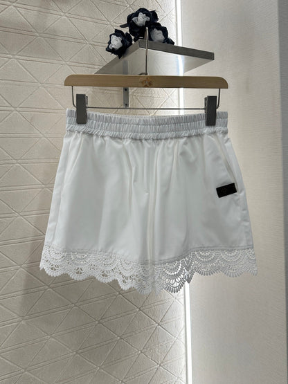 L*♥2025 new product Embroidered shirt and shorts set