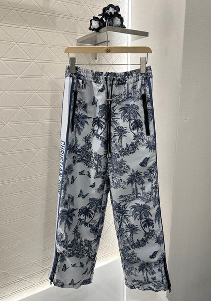 D*♥2025 new product Jacquard long-sleeved wide-leg suit