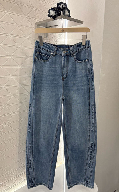 Al 2025 new products High waist denim pants