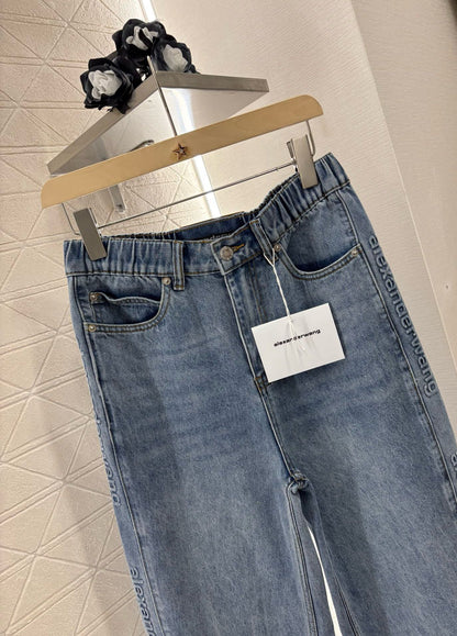 Al 2025 new products High waist denim pants